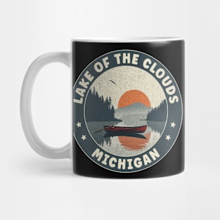 Lake of the Clouds Michigan Sunset Mug